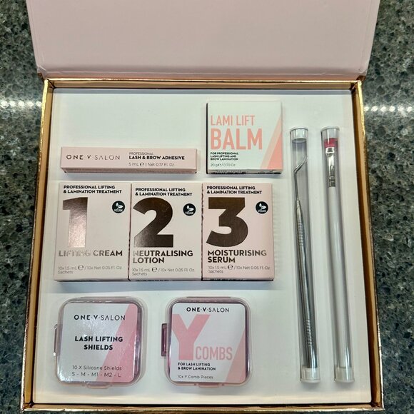 👑 One V Salon Professional Brow Lamination & Lash Lift Kit - Picture 3 of 7
